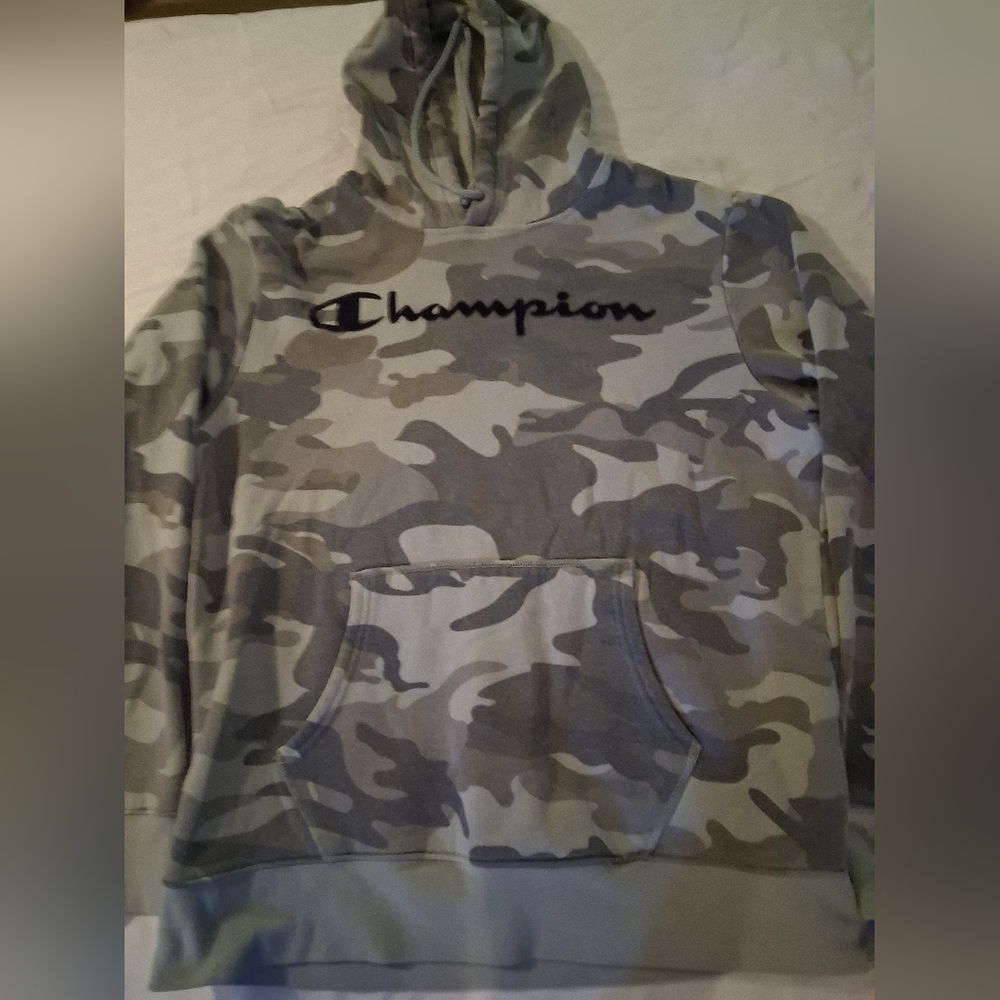Champion Gray Camo Pullover
